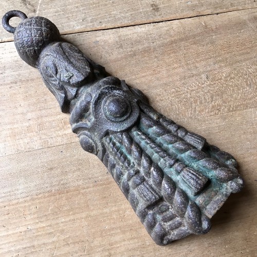 Antique cast iron tassels - antique,