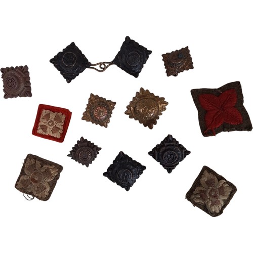 Vintage military cap badges - vintage,