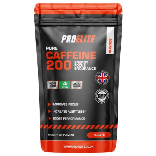 Pure caffeine tablets 200mg - caffeine,