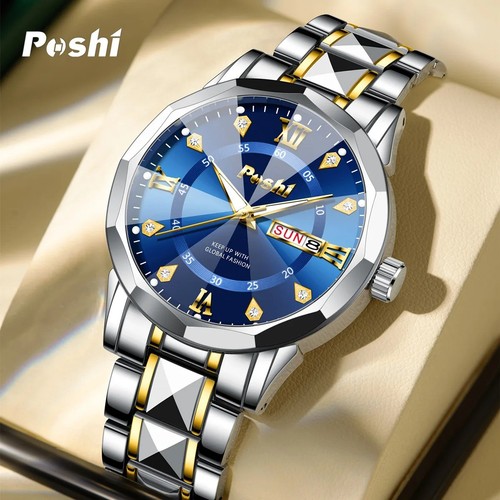 Men quartz watch date - men’s, week