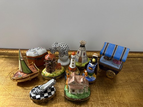 Limoges trinket boxes - limoges,