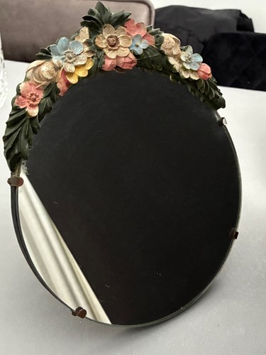 Vintage barbola mirror round - barbola,