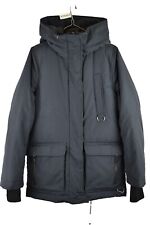 ZARA WOMAN Navy Down Jacket size XS Womens Full Zip Winter Parka Coat