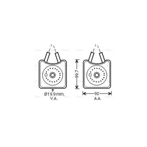 Oil cooler for seat leon - cooler,