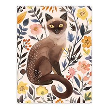 Burmese Cat Lover Watercolour