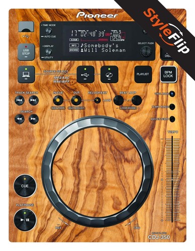 Pioneer cdj 350 - cdj-350, wood