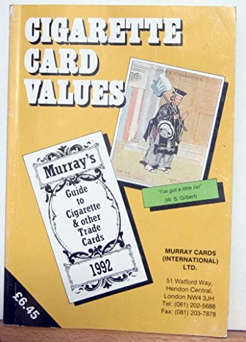 Cigarette card values - cigarette,
