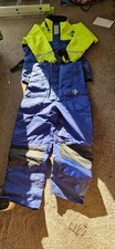 Fladen Rescue System Flotation Suit Blue/Yellow Large
