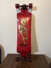 Landyachtz Switch 40 Complete Longboard with Wheels - Skeleton Red