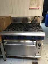 Blue seal evolution Series G56D Gas Range Convection Oven 6 Ring Cooker