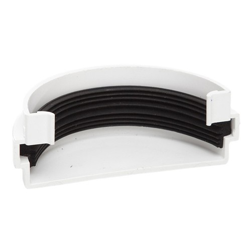 Mini gutter75mm half round - half,