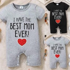 Newborn Baby Boys Girls Letter