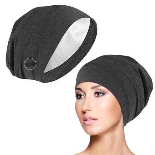 Silk bonnet sleep cap soft - bonnet,