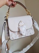 NWT Coach Beat Shoulder Bag 18 With Horse And Carriage Print 4603