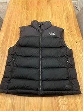 Mens The North Face Gilet, Puffer Vest, 700 Down, Size Large, Black,