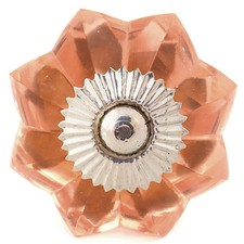 Pink green ceramic knobs drawer pulls cupboard door knobs porcelain china K&B