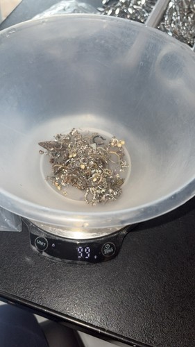 99g scrap silver pieces - of,