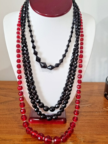 Vintage antique necklace lot - antique,