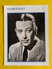 GEORGE RAFT / Filmstar - Sammelkarte