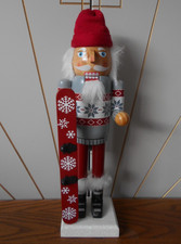 SNOWBOARDER painted wood &