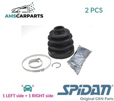 CV JOINT BOOT KIT PAIR FRONT RIGHT LEFT WHEEL SIDE 21008 SPIDAN 2PCS NEW