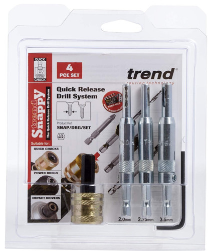 Snappy drill bit - guide, 4pcs