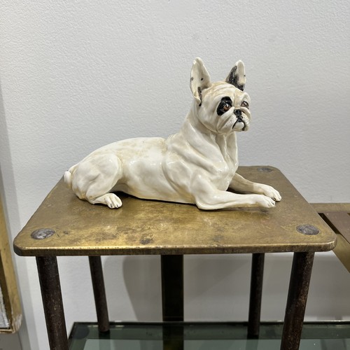 French bulldog sculpture - bulldog, by