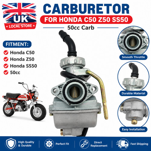 Honda c50 z50 ss50 - c50, carburetor
