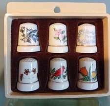 6 x Ceramic Thimbles