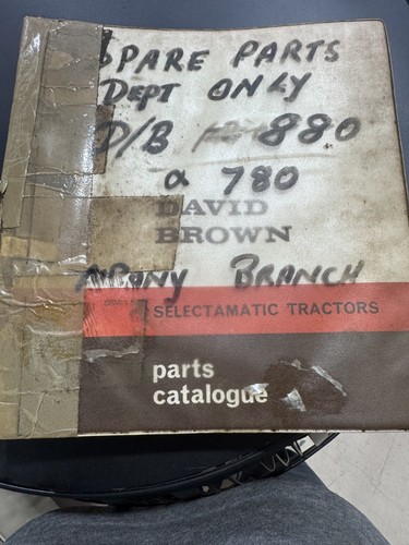 David brown parts list - parts,