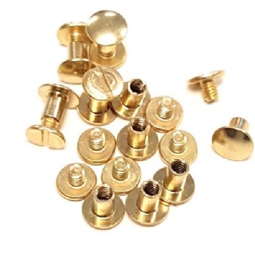 Solid brass chicago screws - solid,