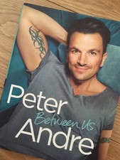 PETER ANDRE SIGNED BETWEEN US HARDBACK BOOK