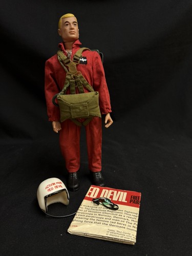 Vintage action man red - man,