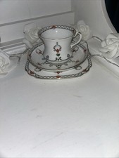Vintage Tuscan China Cup And Saucer With flower Decoration