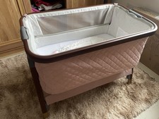 Tutti Bambini CoZee Luxe Bedside Crib - Blush/Walnut (211208/6591)