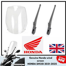 Genuine Honda Windscreen Screen + Fitting Kit SH125i 2021-2025 OEM Tall Clear UK