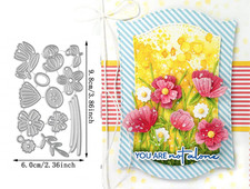 Flower Bush Set Metal Cutting