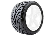 Fastrax FAST1092W-0 Pack Of 2 1/8 Truggy Eagle Tyres Mounted On 5 Spoke Wheel Wh