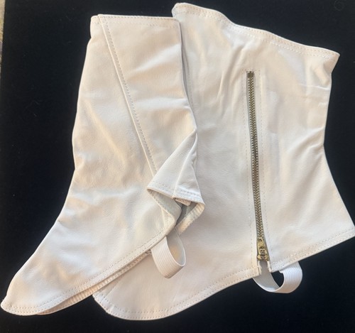 Vintage white spats marching - vintage,