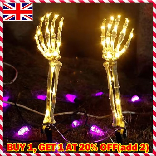 Led glowing skeleton arm - led,