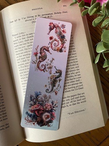 Seahorse mermaid bookmark - mermaid,