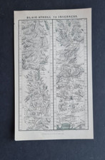 Antique (1859) route map -