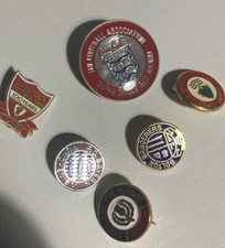 Vintage enamel football pin