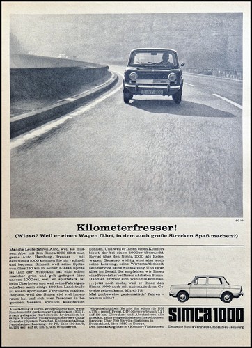 Simca 1000 original - simca, 1000,