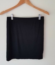 Select Women's Black A-Line Midi Skirt Size 12