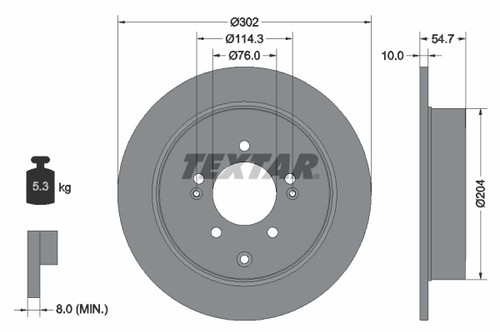 New brake disc for - disc,