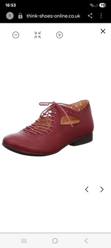 Think new red leather shoes - think,
