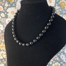 Vintage French Jet Glass