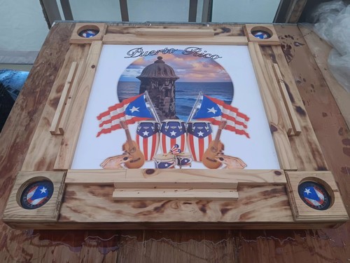 Puerto rico themed domino - puerto,