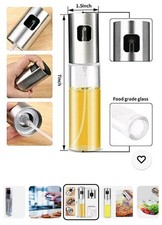 Stainless Olive Oil Sprayer Cooking Mister Spray Pump Fine Bottle Kitchen